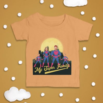 My Super Family - Toddlers Personalized T-Shirt